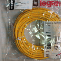 خرید پچ کورد لگراند 10 متری Cat6 UTP زرد PVC